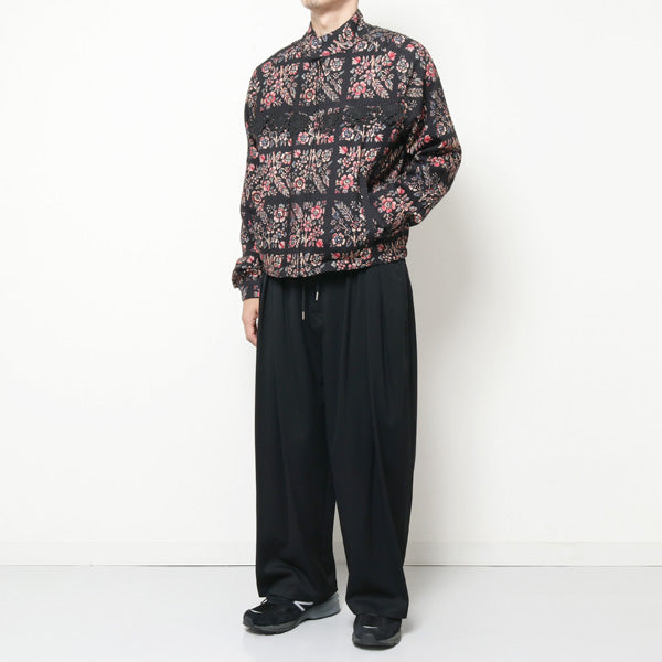 FLOWER PATTERN FRINGE JACKET