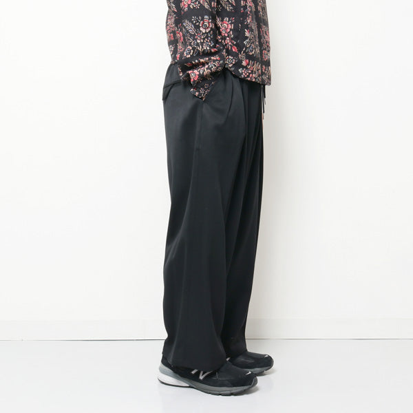FLOWER PATTERN WIDE PANTS