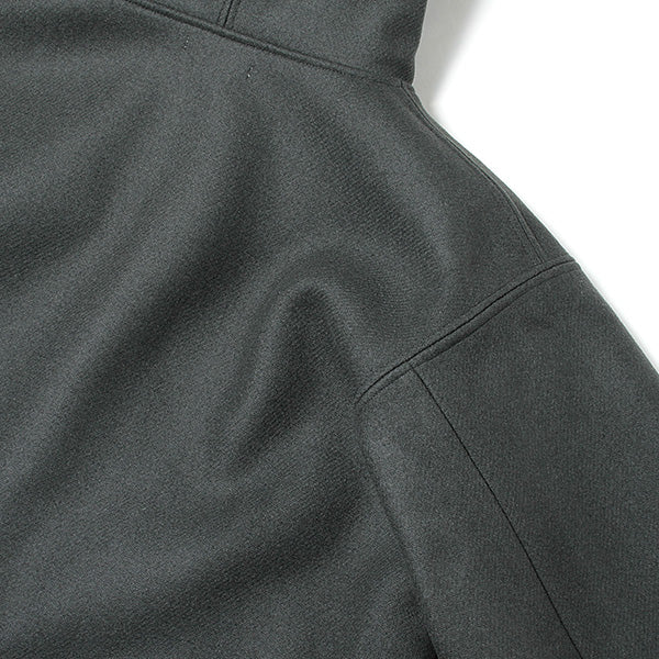 HEAVY MELTON HOODED COAT