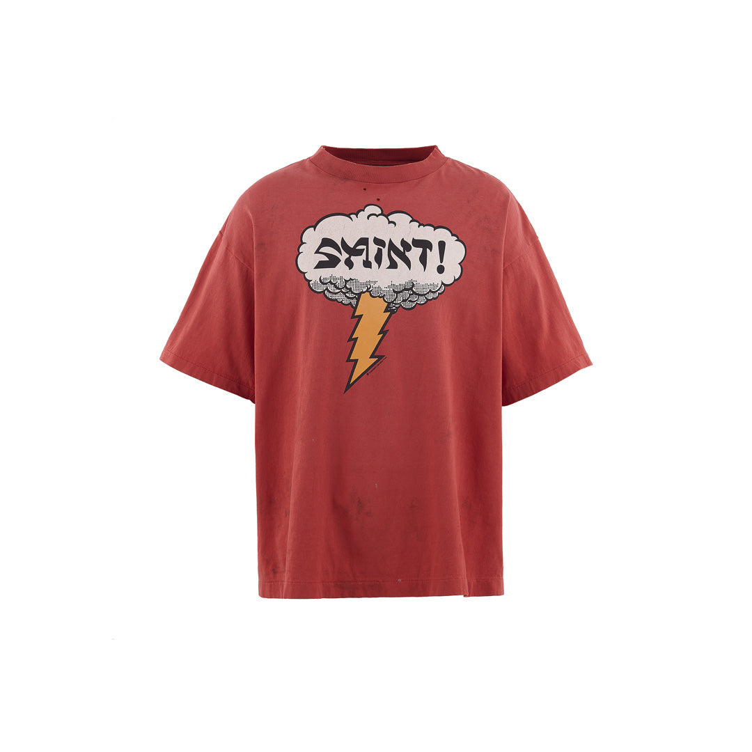 Saint Mxxxxxx (セントマイケル) S/S T-SHIRT SAINT! SM-MK8-0000-024
