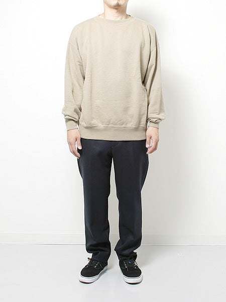 BACK WOOL SWEAT BIG P/O