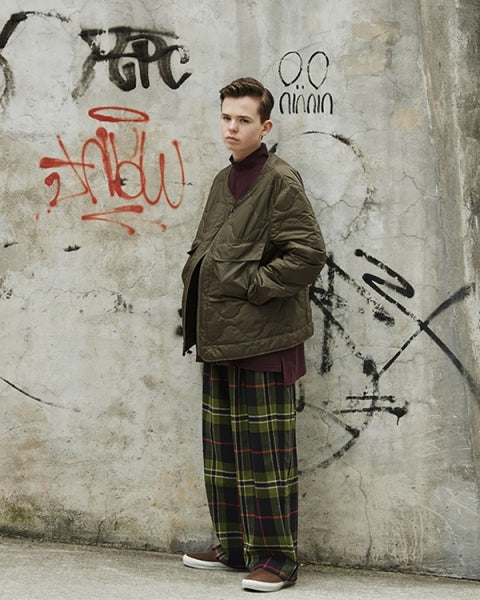 COJ NU WIDE EZ PANTS(CHECK)