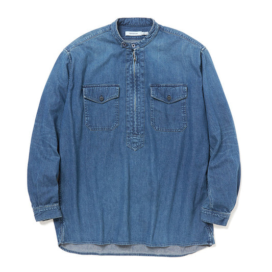 WORKER PULLOVER SHIRT RELAXED FIT COTTON 8oz DENIM