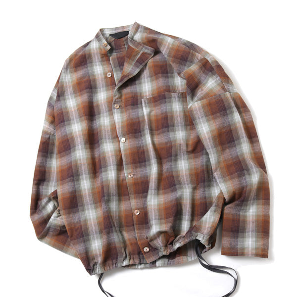 DOLMAN SLANT SHIRT(SHADOW CHECK)