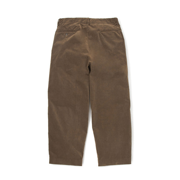 Velveteen Stretch Tuck Wide Pants