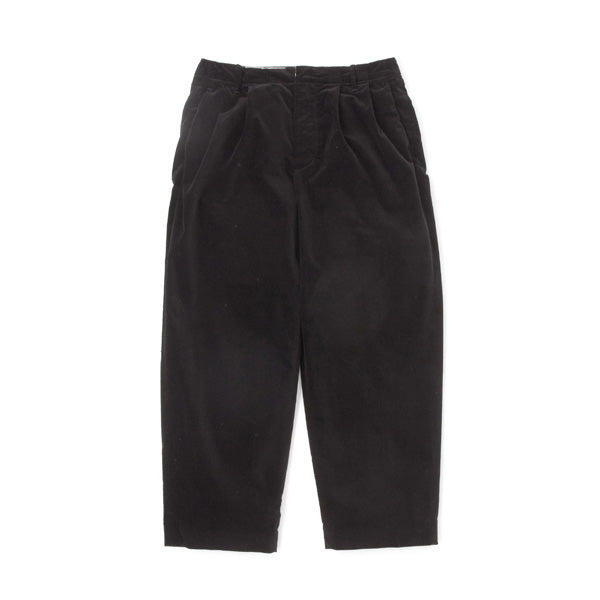 Velveteen Stretch Tuck Wide Pants