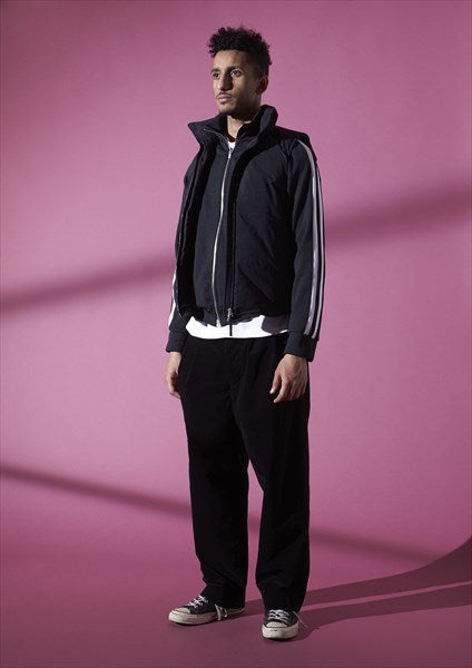 Velveteen Stretch Tuck Wide Pants