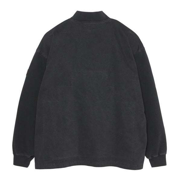 SWEAT SLEEVE OVERDYE ZIP JACKET