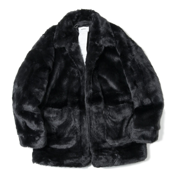 HAND-PAINTED FUR JACKET