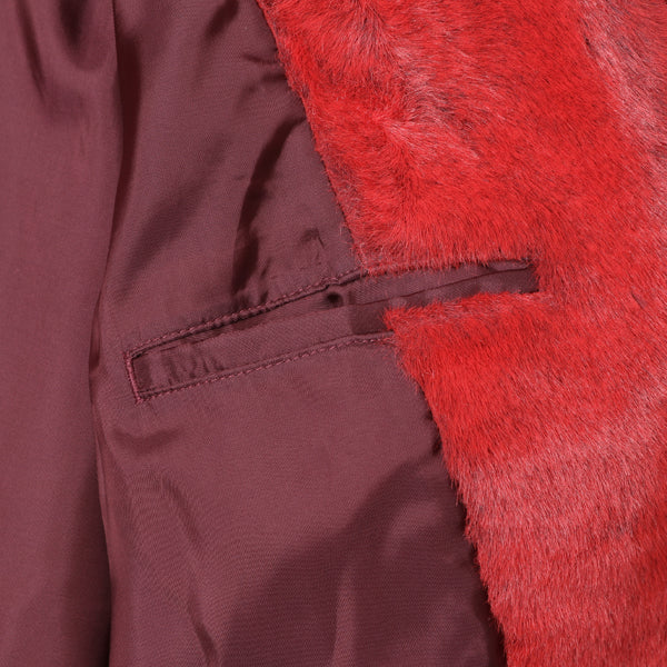 HAND-PAINTED FUR JACKET