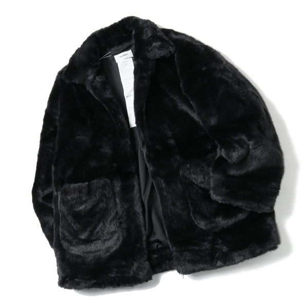 HAND-PAINTED FUR JACKET