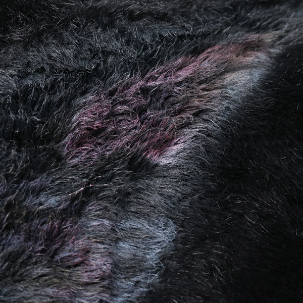 HAND-PAINTED FUR JACKET