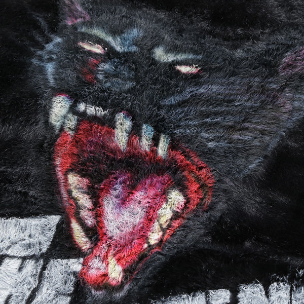 HAND-PAINTED FUR JACKET