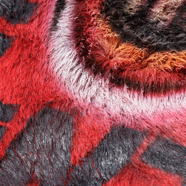 HAND-PAINTED FUR JACKET