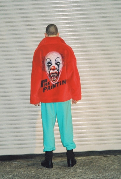 HAND-PAINTED FUR JACKET