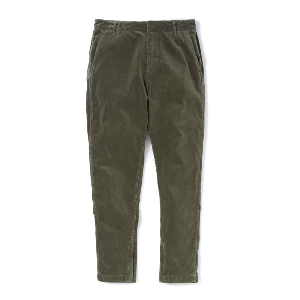 Cord Slim Zip Pants