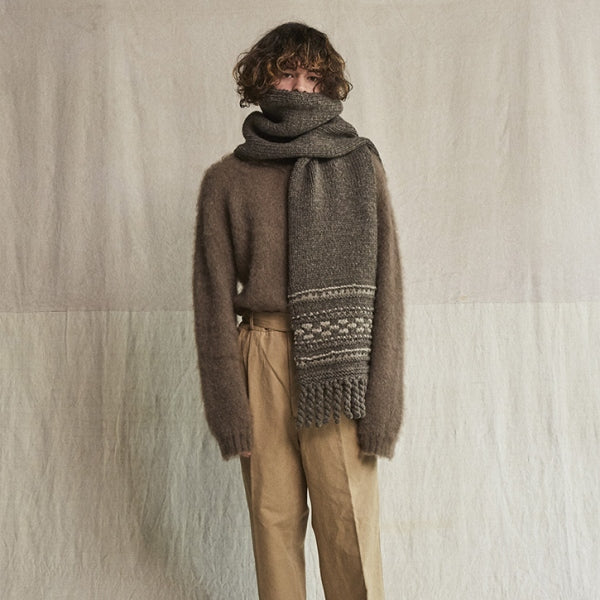 MOHAIR CREW NECK SWEATER