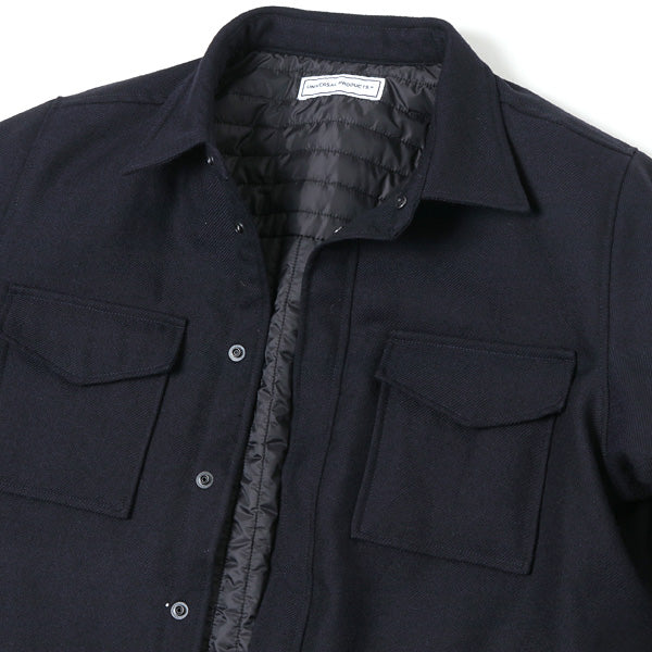 QUILTED LINER WOOL SHIRT