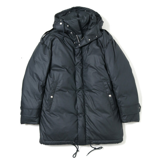cotton ripstop layered down coat