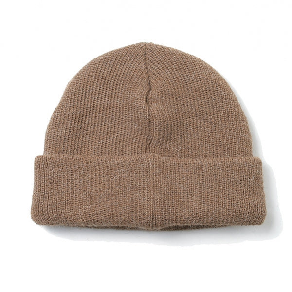 NATURAL COLOR FINE ALPACA KNIT CAP