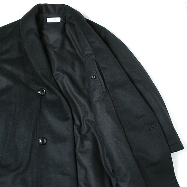 DOUBLE BRESTED SHAWL COLLAR COAT SUPER 120s BEAVER