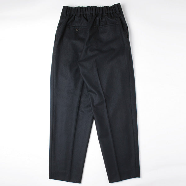 1TUCK PEGTOP ORGANIC WOOL WORSTED JAPAN FLANNEL