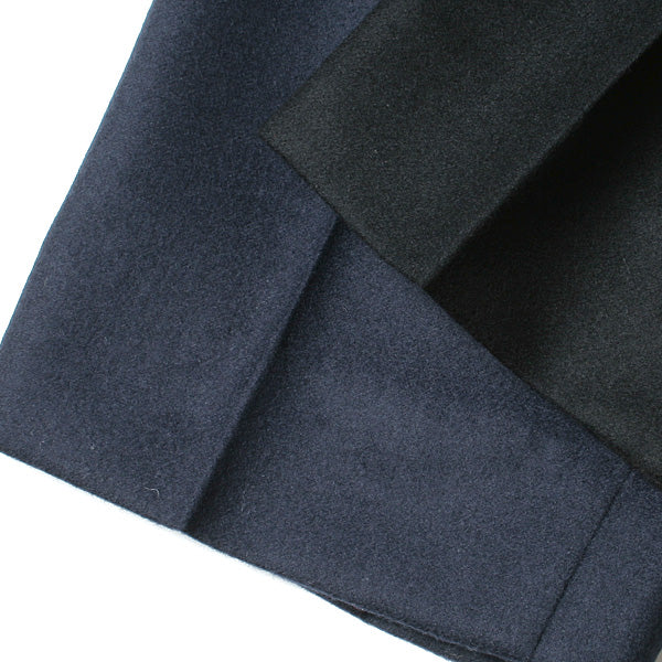 1TUCK PEGTOP ORGANIC WOOL WORSTED JAPAN FLANNEL