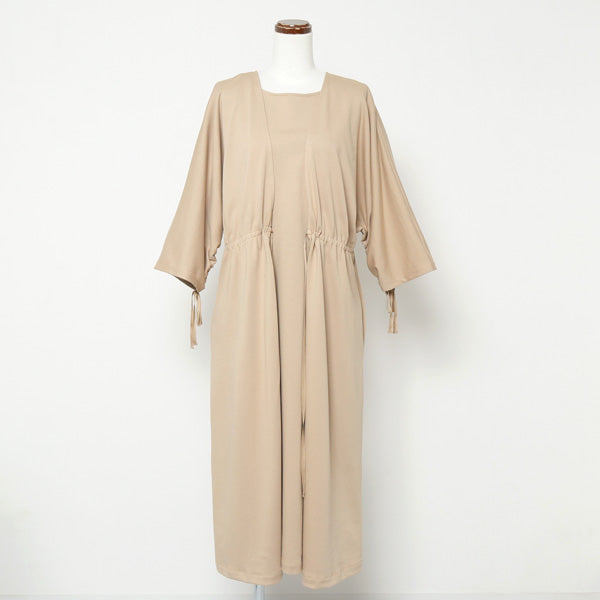 suvin pima jersey drawstring dress