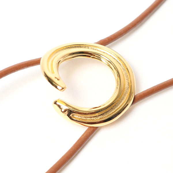 shoe horse leather bolo tie necklace GD
