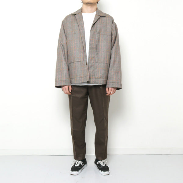 STUFFED UTILITY SHIRTS JACKET BROWN CHECK