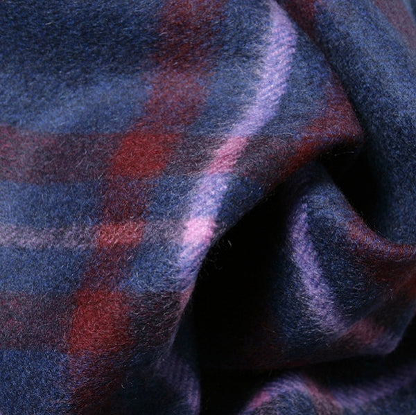 johnstons×bp cashmere stole(BLUE)