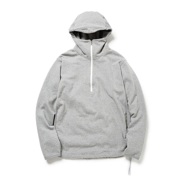 CYCLIST HALF ZIP HOODY COTTON SWEAT