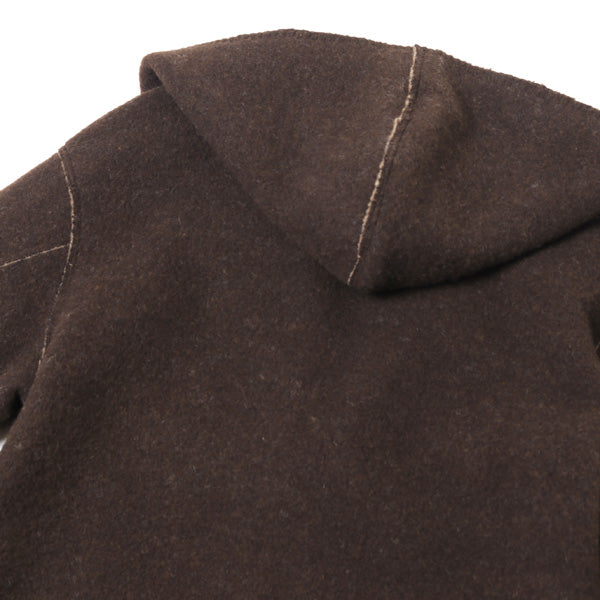 TARANUI WOOL BLANKET CLOTH HOODED COAT