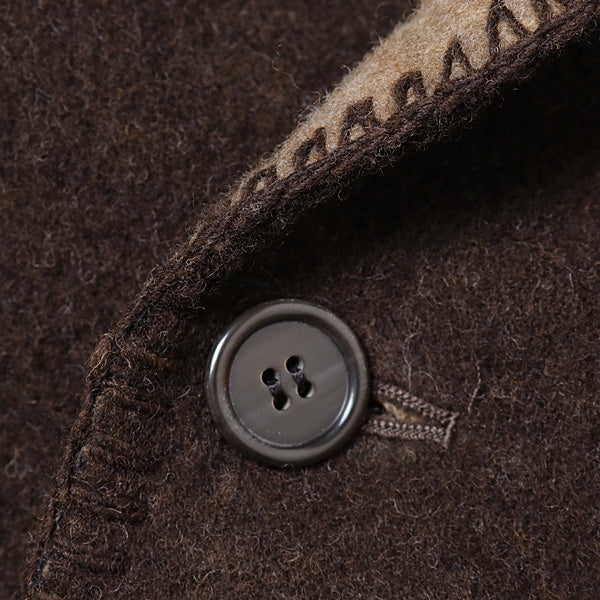TARANUI WOOL BLANKET CLOTH HOODED COAT