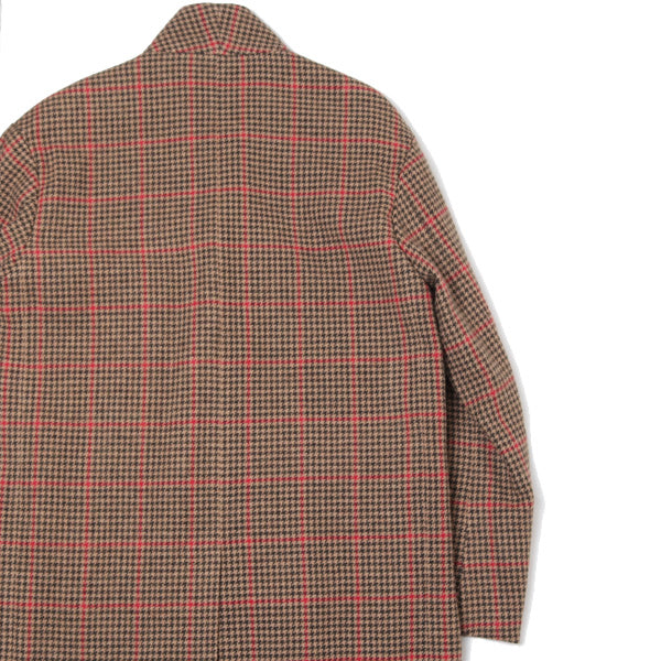 MINIMALIST COAT SHETLAND WOOL GUNCLUB CHECK