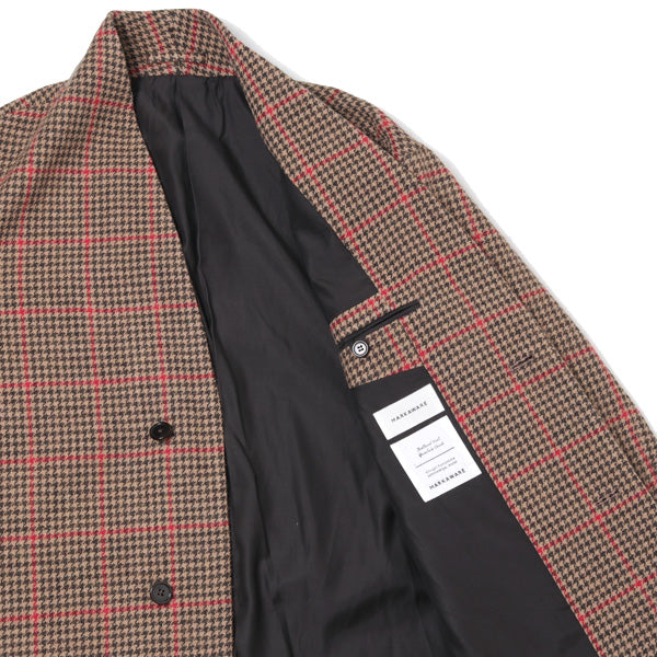 MINIMALIST COAT SHETLAND WOOL GUNCLUB CHECK