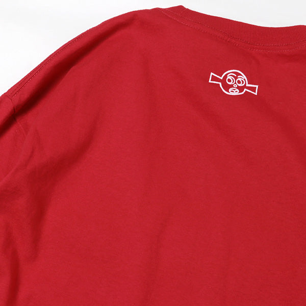 L/S Tee BASQUIAT(CREW NECK RED)