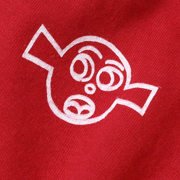 L/S Tee BASQUIAT(CREW NECK RED)