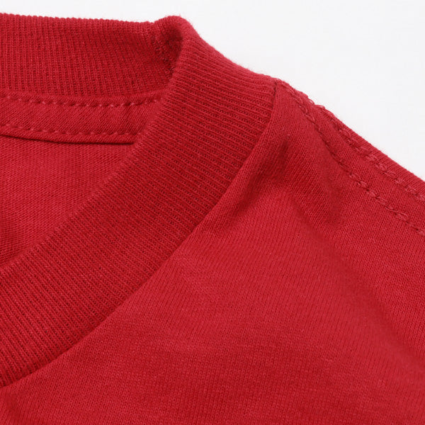 L/S Tee BASQUIAT(CREW NECK RED)
