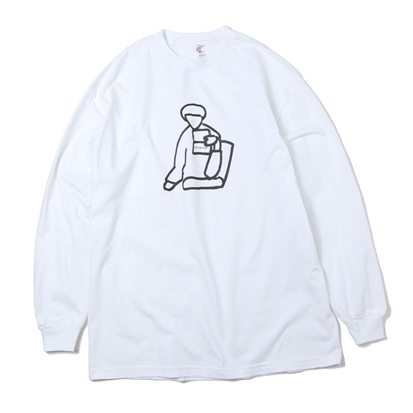 L/S Tee CHLOE(CREW NECK WHITE)