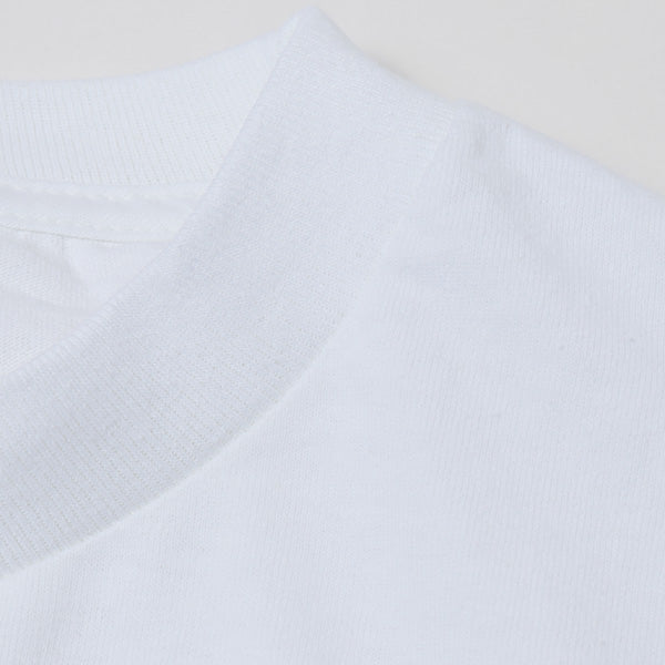 L/S Tee CHLOE(CREW NECK WHITE)