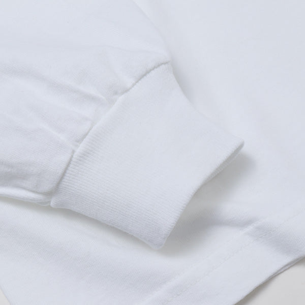 L/S Tee CHLOE(CREW NECK WHITE)
