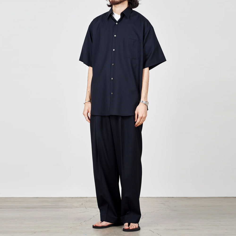 COMFORT FIT SHIRTS S/S SUPER120s WOOL TROPICAL