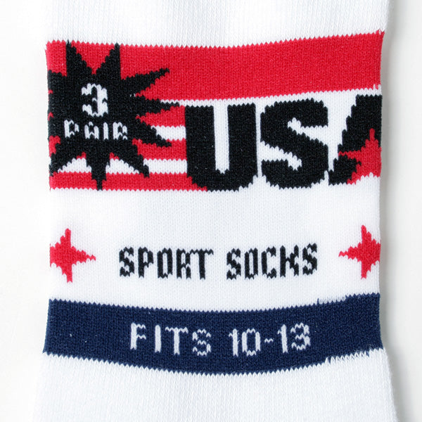 3PAC JACQUARD SOCKS