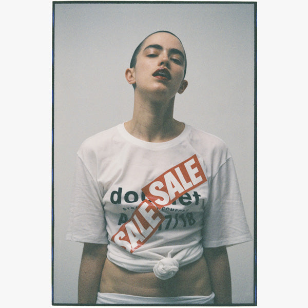 "A/W 17/18 SALE" PRINT T-SHIRT