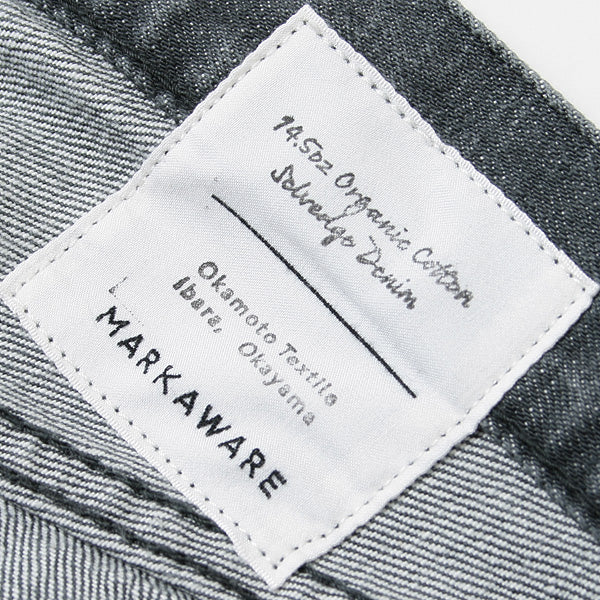 BUGGY JEANS 14.5oz ORGANIC SELVEDGE DENIM (BLACK)