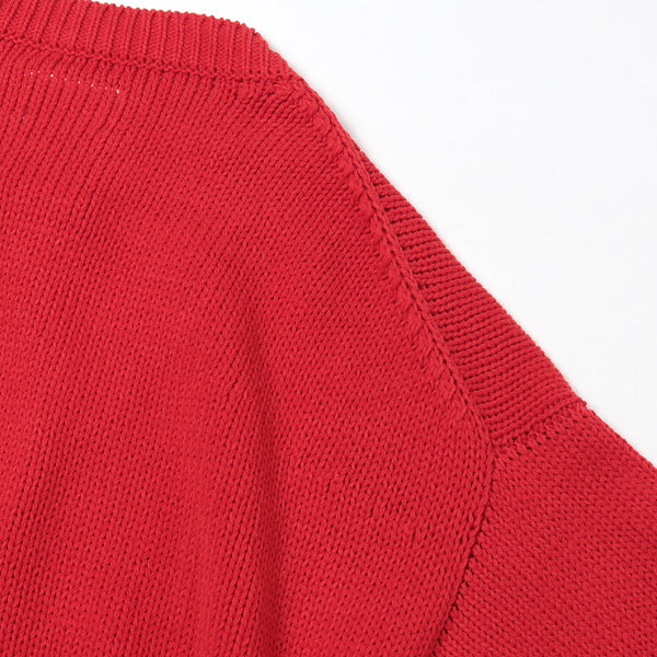3D PATCH CUT-OFF PULLOVER