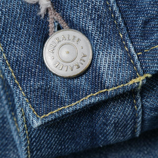 WASHED HARD TWIST DENIM BLOUSON