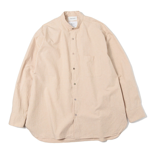 BAND COLLAR SHIRTS COMFORT FIT WILD COTTON TWILL