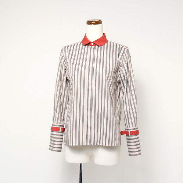 regimental stripe shirt